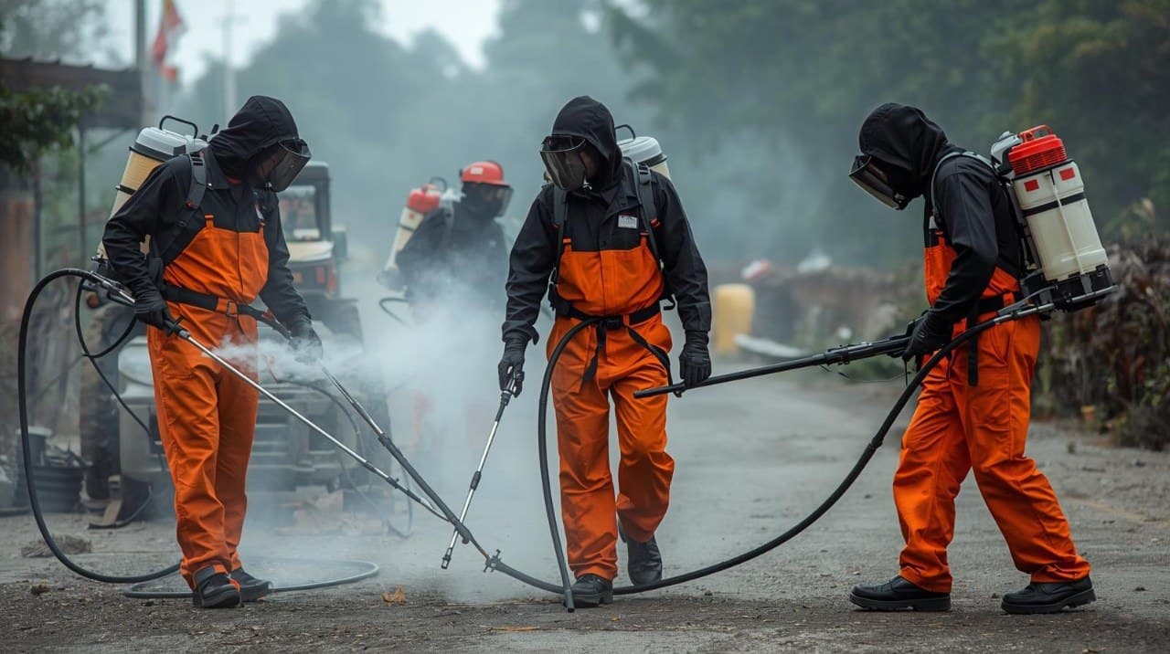 Professional cleaning and fumigation team serving Nairobi and surrounding counties