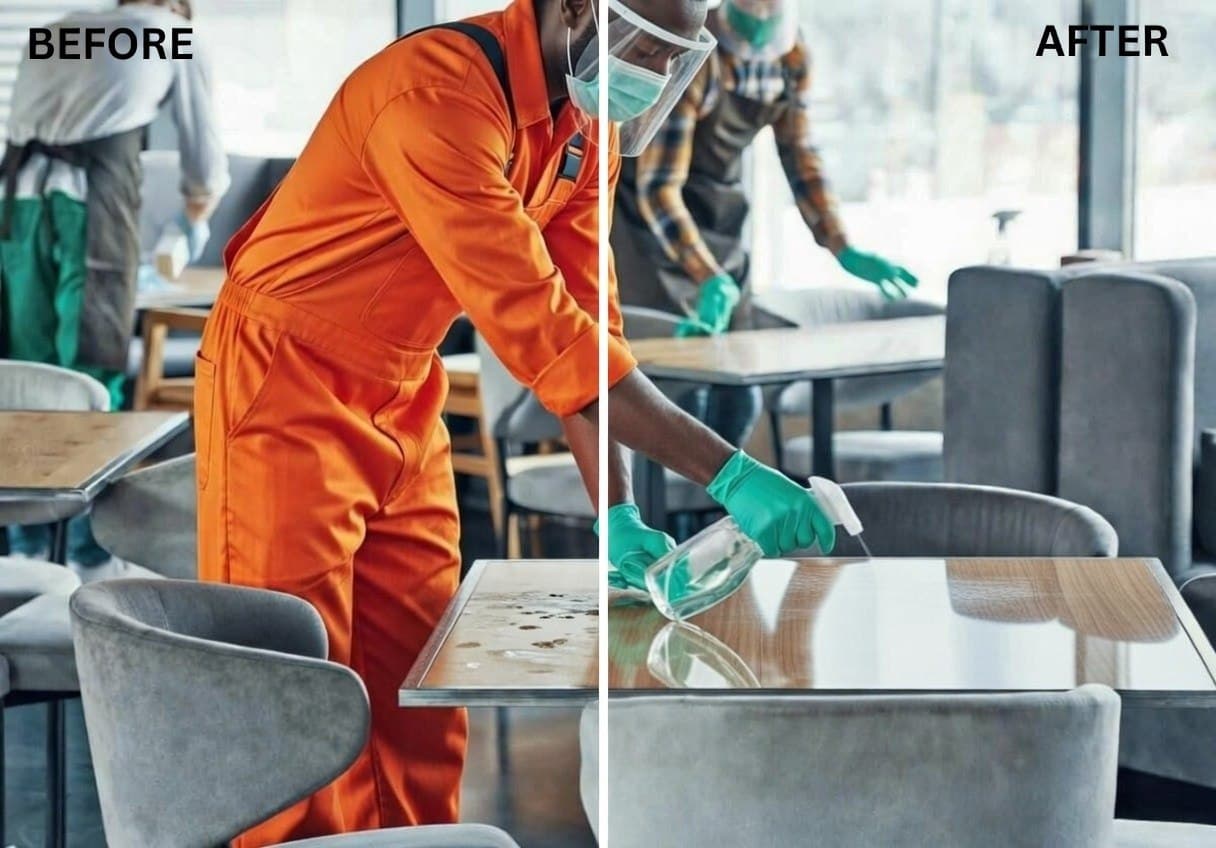 Restaurant Cleaning benefits image